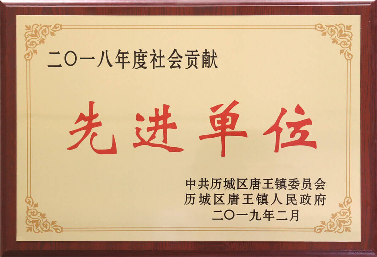 社會貢獻(xiàn)先進(jìn)單位